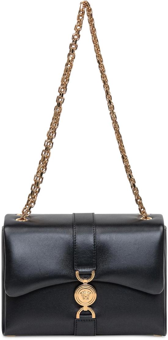  베르사체 클레이오 레더 숄더백 10159641A117821B00V BLACK - VERSACE