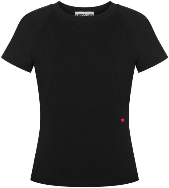 24FW 모스키노 반팔 티셔츠 A071155441555 BLACK