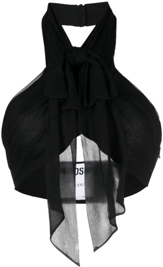  모스키노 민소매 티셔츠 A080654380555 BLACK