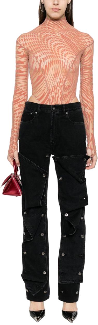  뮈글러 긴팔 티셔츠 23W1BO0217596B23N1 PINK - MUGLER