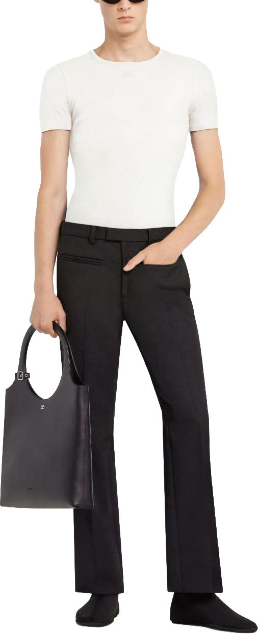  쿠레쥬 반팔 티셔츠 125JTS020JS02030001 WHITE - COURREGES