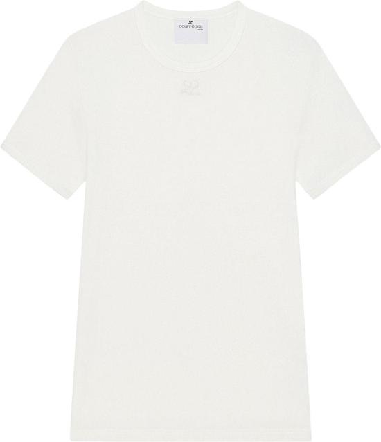 쿠레쥬 반팔 티셔츠 125JTS020JS02030001 WHITE