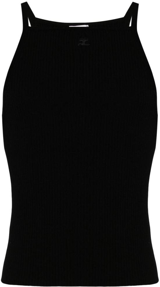  쿠레쥬 민소매 티셔츠 124MDE062FI00019999 BLACK