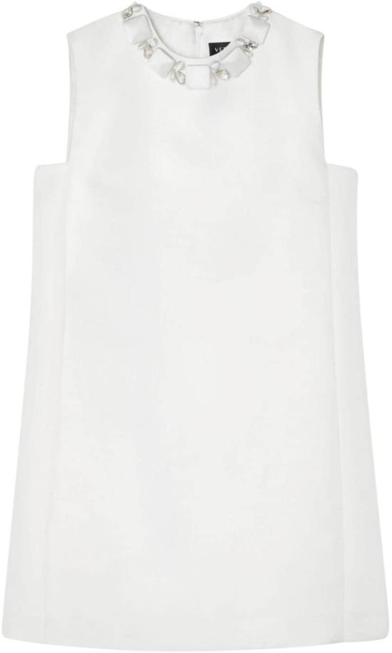  베르사체 미디 원피스 10150061A105981W010 WHITE