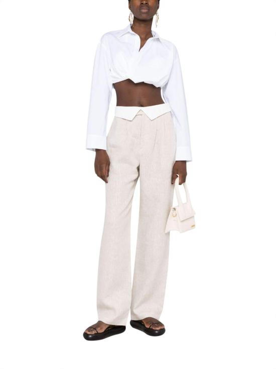  자크뮈스 긴팔 티셔츠 233SH0421454100 WHITE - JACQUEMUS