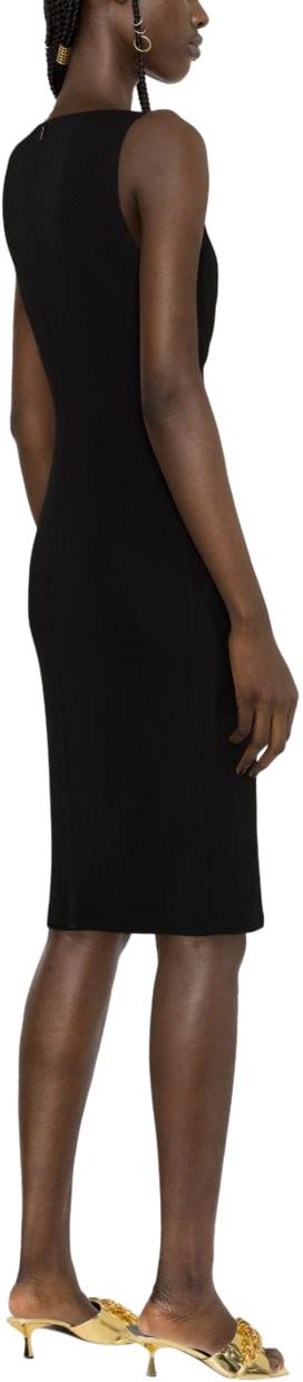  베르사체 미디 원피스 10117131A012531B000 BLACK - VERSACE