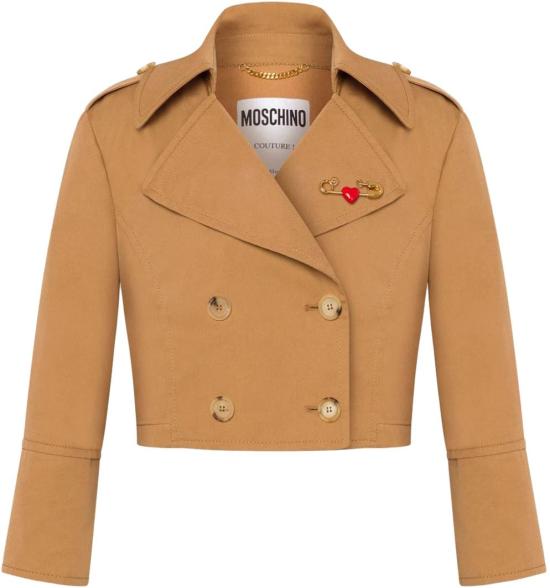 24FW 모스키노 코트 A052355210087 BROWN