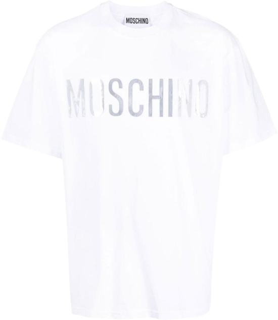 25SS 모스키노 반팔 티셔츠 A071702411001 WHITE