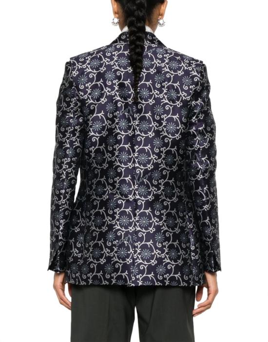  겐조 코트 FE62VE2549JO79 BLUE - KENZO