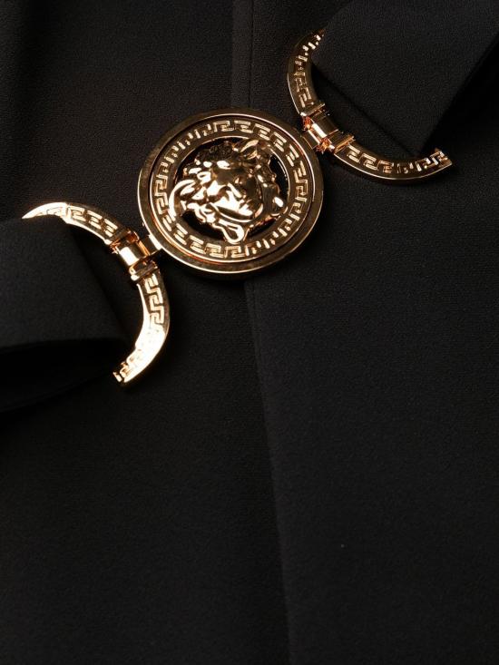  베르사체 미디 원피스 10082521A023951B000 BLACK - VERSACE