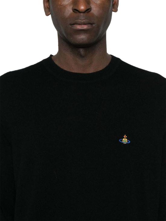 25SS 비비안웨스트우드 스웨터 27010012Y0037N401 BLACK - VIVIENNE WESTWOOD