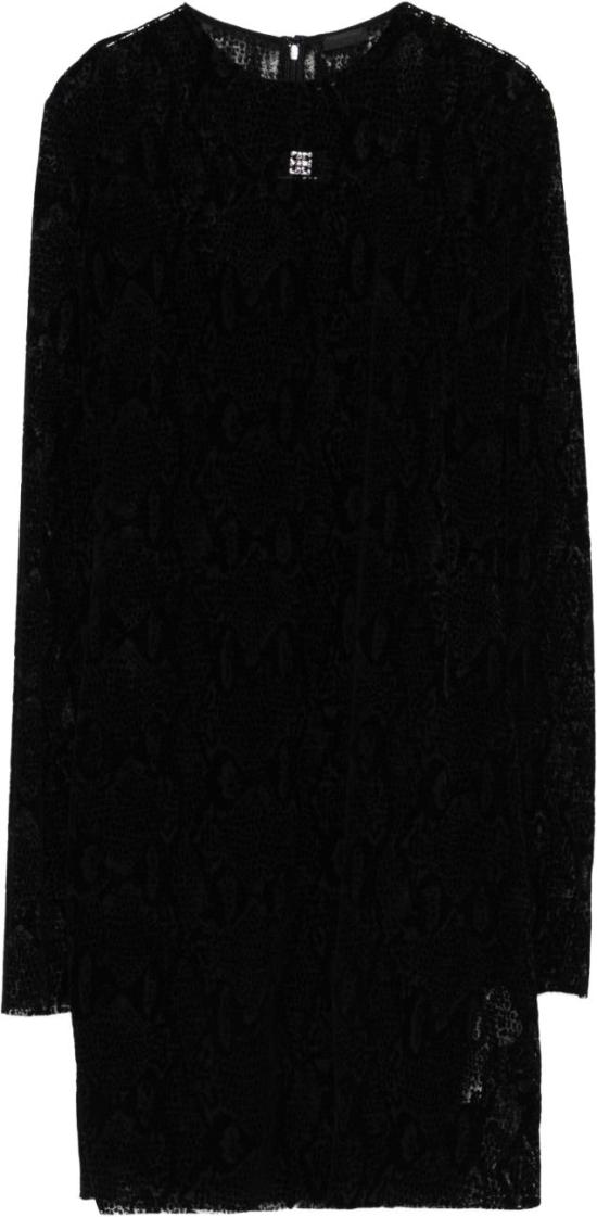  지방시 숏 원피스 BW22AZ20H1001 BLACK