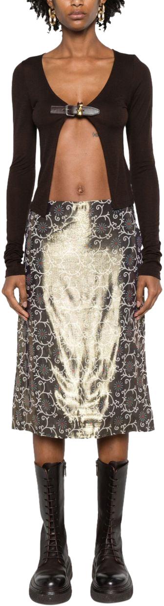 24FW 겐조 미디 스커트 FE62JU2959P179 BLUE - KENZO