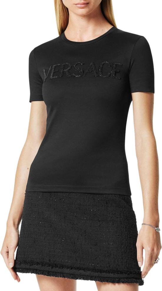 베르사체 반팔 티셔츠 10142691A011781B000 BLACK - VERSACE