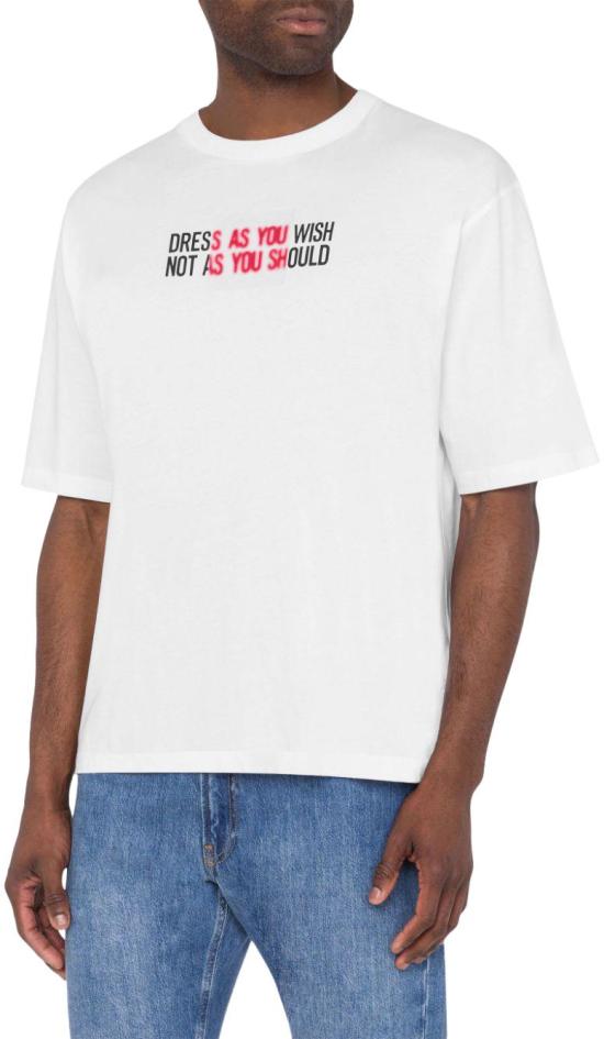 24FW 모스키노 반팔 티셔츠 A070470411001 WHITE - MOSCHINO