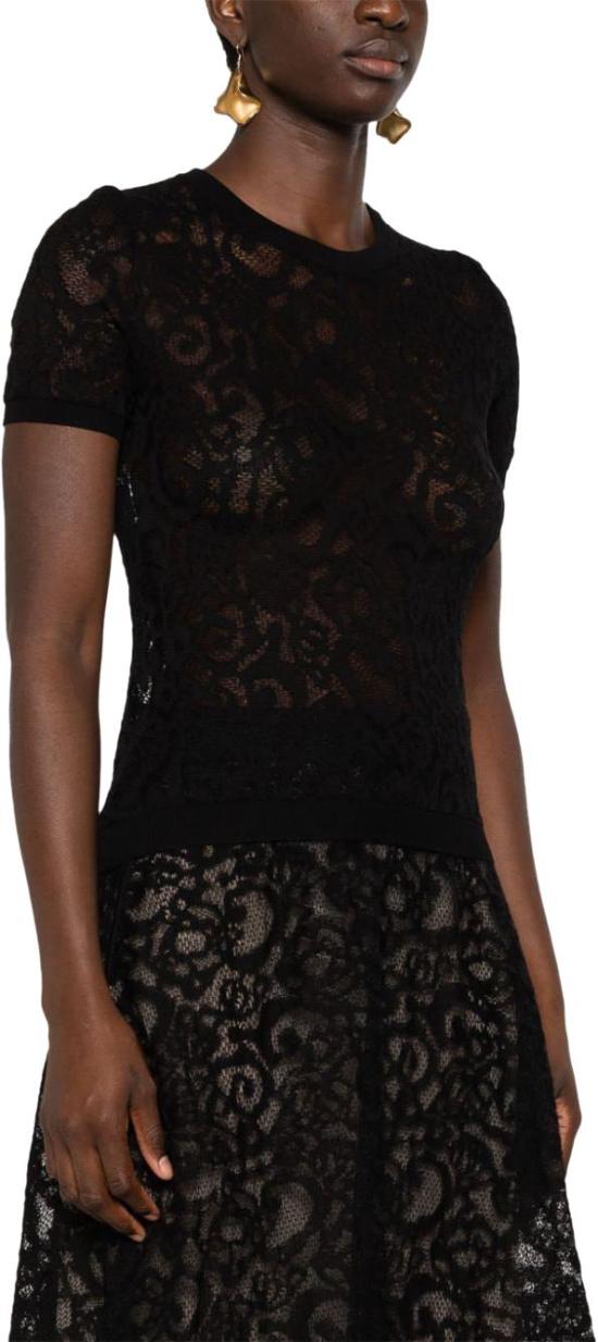 24FW 모스키노 반팔 티셔츠 A093255080555 BLACK - MOSCHINO