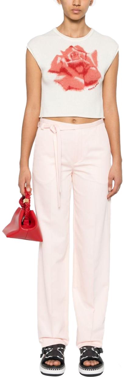  겐조 스트레이트 팬츠 FE52PA0839OV34 PINK - KENZO