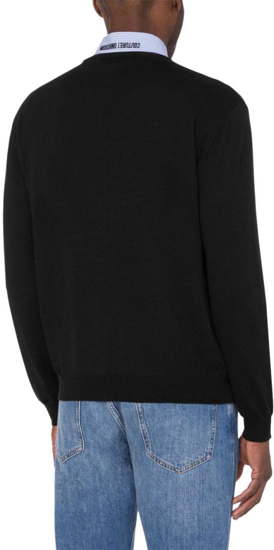 모스키노 스웨터 J093070050555 BLACK - MOSCHINO