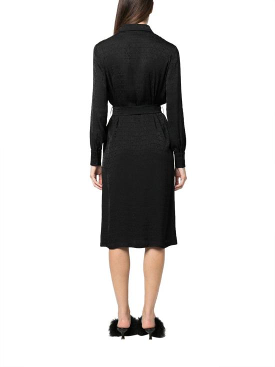  모스키노 미디 원피스 A040327490555 BLACK - MOSCHINO