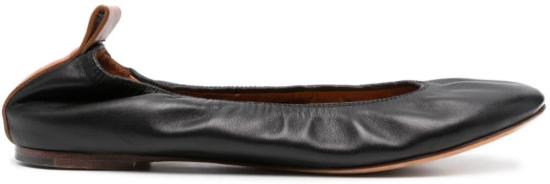  랑방 플랫 슈즈 FWBAMB02NAPAP2410 BLACK