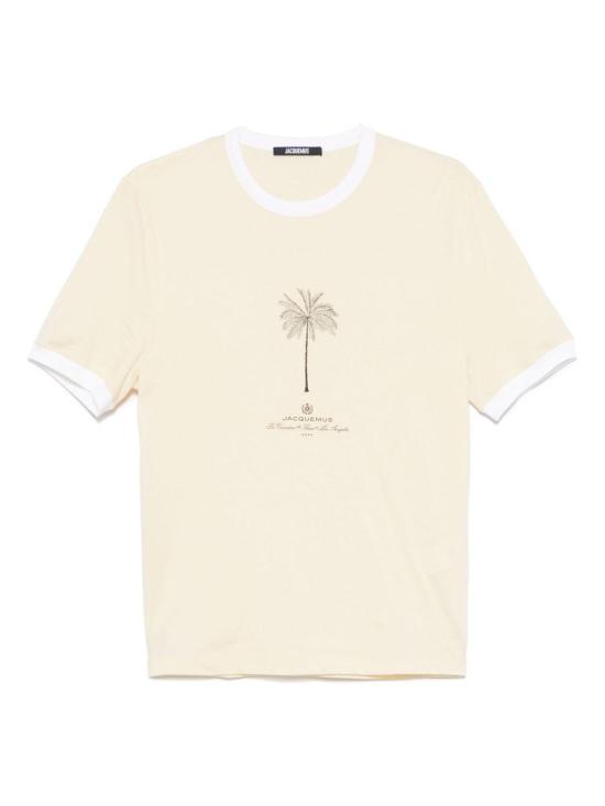 25SS 자크뮈스 반팔 티셔츠 255JS28124631IZ BEIGE