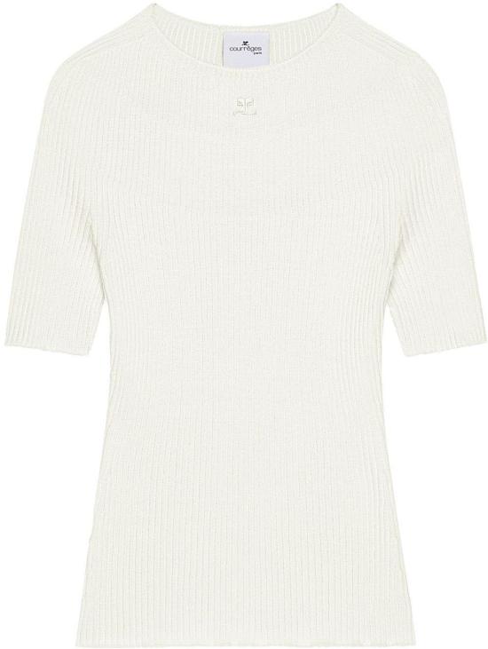 25SS 쿠레쥬 스웨터 125MPU130FI00490001 WHITE