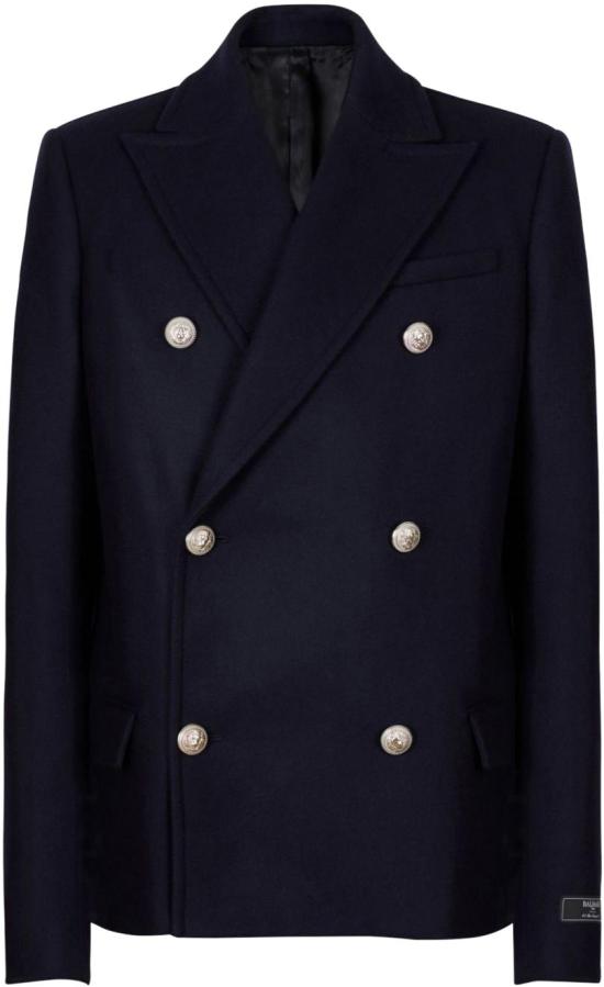 24FW 발망 코트 DH0UC150WC686UC BLUE