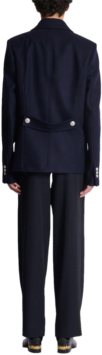 24FW 발망 코트 DH0UC150WC686UC BLUE - BALMAIN