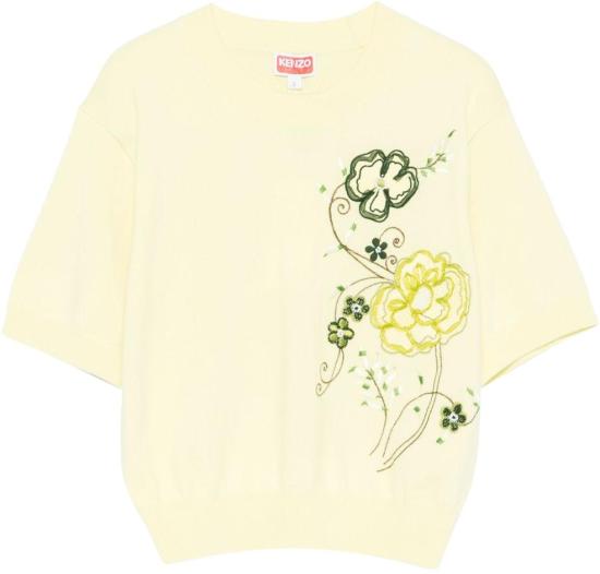 25SS 겐조 반팔 티셔츠 FF52PU4953CS38 WHITE