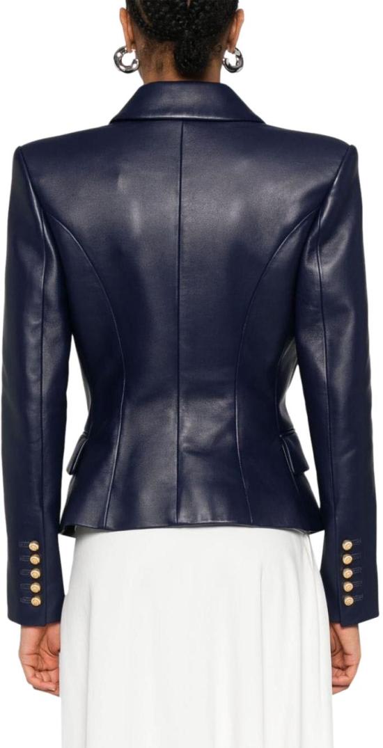 24FW 발망 코트 DF0SG185LC626BO BLUE - BALMAIN