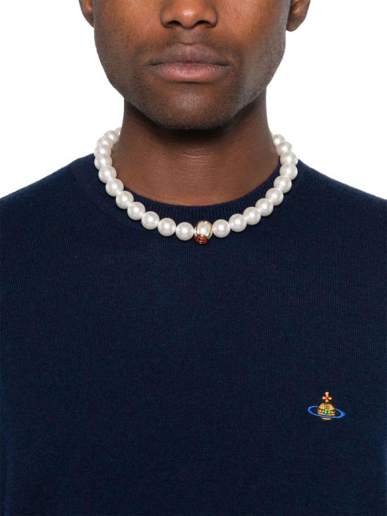 25SS 비비안웨스트우드 스웨터 27010012Y0037K410 BLUE - VIVIENNE WESTWOOD