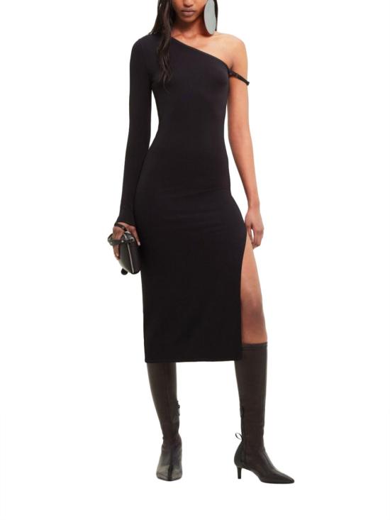  쿠레쥬 미디 원피스 323JRO243JS00979999 BLACK - COURREGES