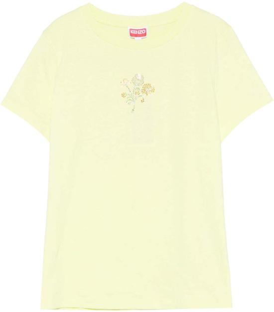 25SS 겐조 반팔 티셔츠 FF52TS1614SO39 YELLOW