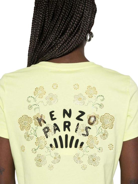 25SS 겐조 반팔 티셔츠 FF52TS1614SO39 YELLOW - KENZO