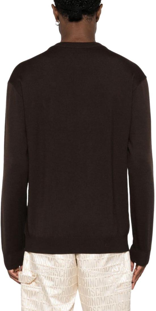 24FW 모스키노 스웨터 V090270000102 BROWN - MOSCHINO