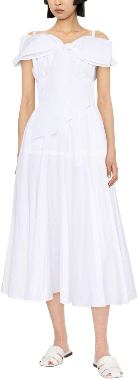  파투 미디 원피스 DR1330011001W WHITE - PATOU