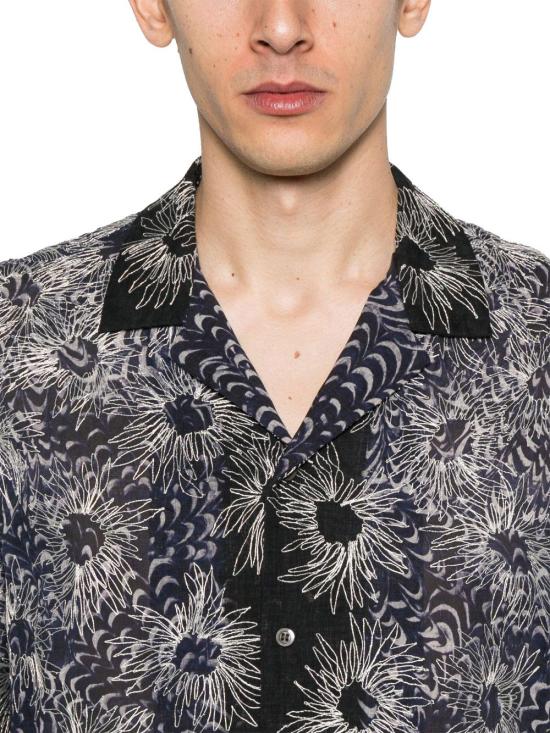 25SS 드리스 반 노튼 반팔 셔츠 2510207481162509 BLUE - DRIES VAN NOTEN