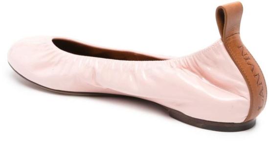  랑방 플랫 슈즈 FWBAMB02GLOSP24501 PINK - LANVIN