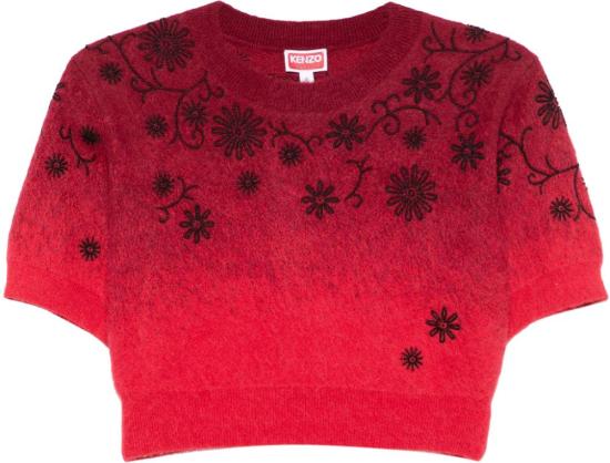 24FW 겐조 반팔 티셔츠 FE62PU4833CU22 RED