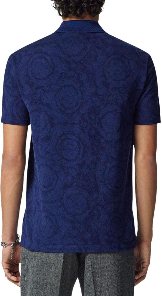 25SS 베르사체 폴로 티셔츠 10139061A097961UI20 BLUE - VERSACE