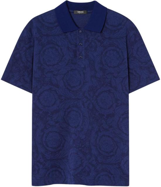 25SS 베르사체 폴로 티셔츠 10139061A097961UI20 BLUE