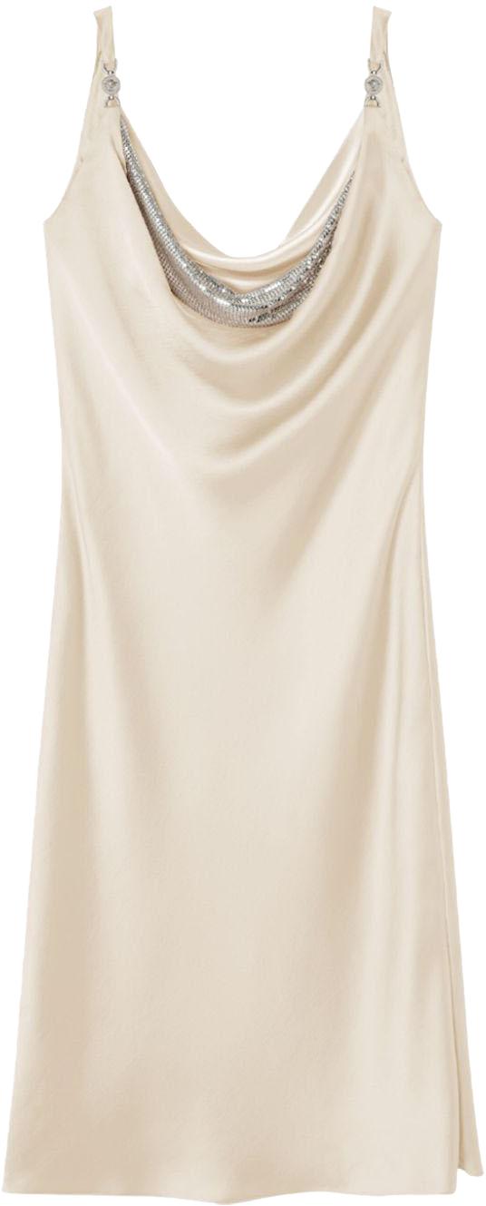 25SS 베르사체 미디 원피스 10180711A129211KJ00 BEIGE