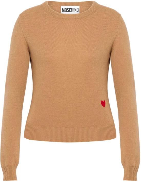 24FW 모스키노 스웨터 A092155090087 BROWN