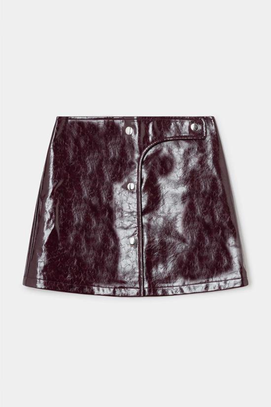  라감 숏 스커트 레나  플럼 - LAAGAM