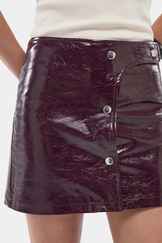  라감 숏 스커트 레나  플럼 - LAAGAM