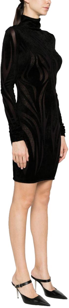  뮈글러 미디 원피스 23W2RO151511081999 BLACK - MUGLER