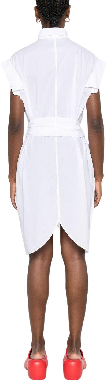 25SS 모스키노 미디 원피스 A040605342001 WHITE - MOSCHINO