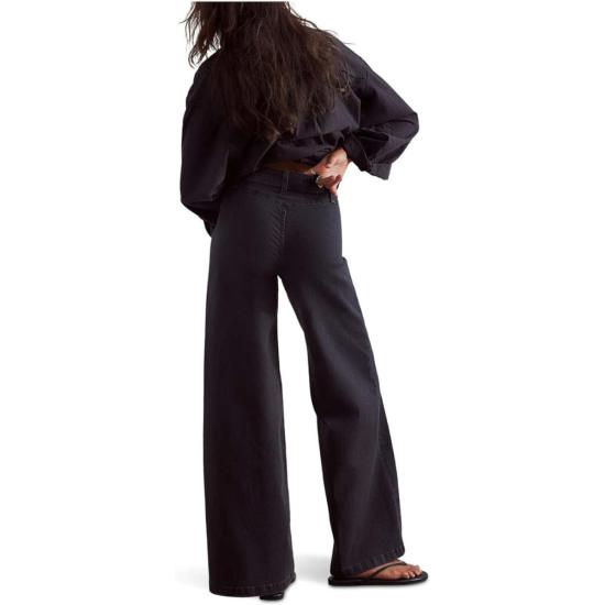  프리피플 데님 팬츠 리브레 와이드 레그 진 카페 누아르 - FREE PEOPLE