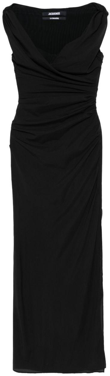 25SS 자크뮈스 미디 원피스 251DR2371767990 BLACK