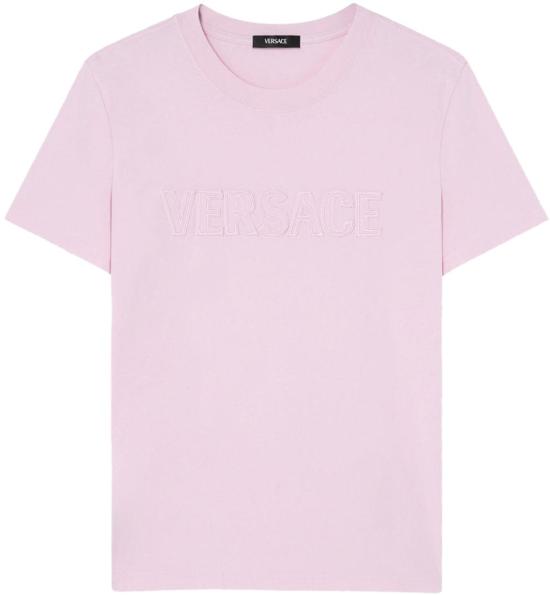 25SS 베르사체 반팔 티셔츠 10189811A136161PS1095 PINK